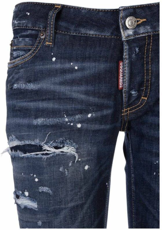 Dsquared2 Slim-fit Jeans Blauw Dames