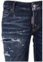 Dsquared2 Cool Girl Cropped Paint Splatter Jeans Blue Dames - Thumbnail 5