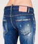 Dsquared2 Donkere Tiffany Cool Cropped Jeans Blauw Dames - Thumbnail 2