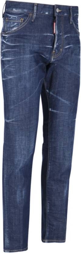 Dsquared2 Slim Fit Denim Jeans voor Heren Blauw Heren