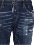 Dsquared2 Slim-Fit Blauwe Jeans met Gescheurde Details Blue Heren - Thumbnail 3