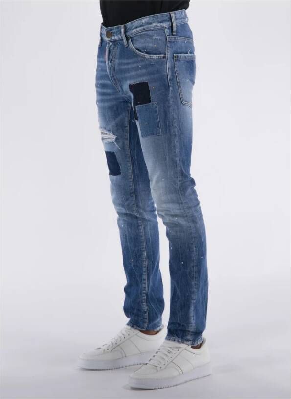 Dsquared2 Slim-fit Jeans Blauw Heren