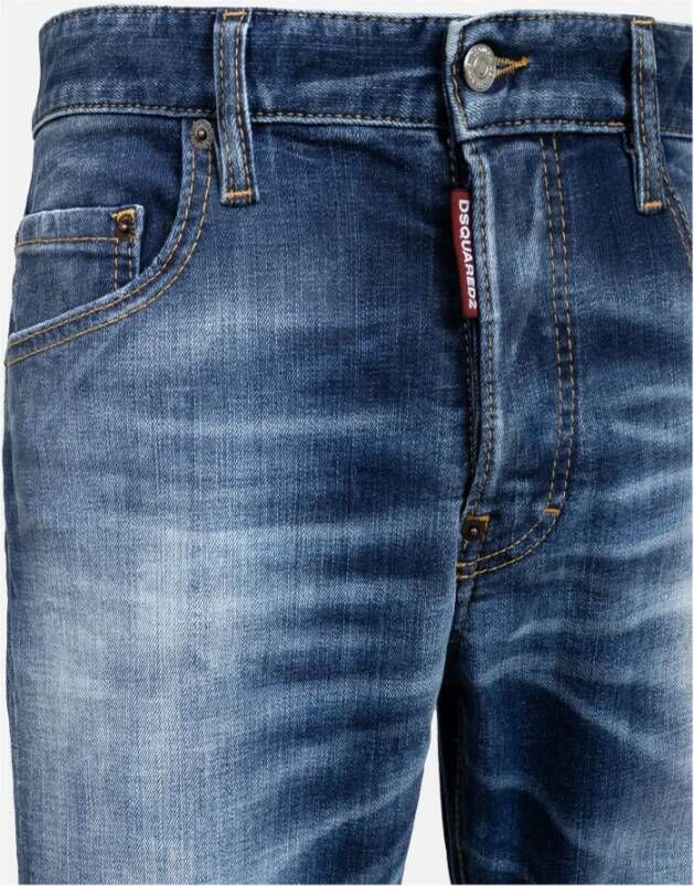 Dsquared2 Clean Wash Skeater Slim-fit Broek Blauw Heren