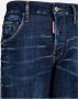 Dsquared2 Slim-Fit Blauwe Jeans met Verweerde Details Blauw Heren - Thumbnail 10