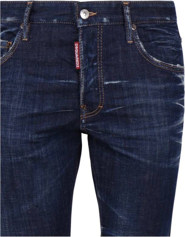 Dsquared2 Slim-Fit Blauwe Jeans Blauw Heren