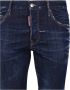 Dsquared2 Slim-Fit Blauwe Jeans met Verweerde Details Blauw Heren - Thumbnail 2