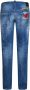 Dsquared2 Trendy Slim-Fit Denim Jeans met Distressed Effect Blauw Heren - Thumbnail 5