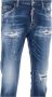 Dsquared2 Trendy Distressed Skinny Jeans voor Heren Blauw Heren - Thumbnail 8