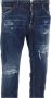 Dsquared2 Donkere Gescheurde Wassing Cool Guy Jeans Blue Heren - Thumbnail 5