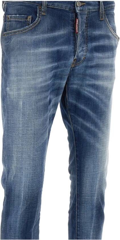 Dsquared2 Moderne Slim-fit Jeans voor Heren Blauw Heren