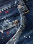 Dsquared2 Gescheurde Denim Rode Label Jeans Blauw Heren - Thumbnail 2
