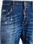 Dsquared2 Skater Fit Jeans Italiaans Gemaakt Slim-Fit Denim Blauw Heren - Thumbnail 4