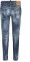 Dsquared2 Slim-fit Blauwe Jeans met Verweerde Details Blauw Heren - Thumbnail 5