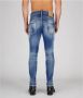 Dsquared2 Skater Jeans met knoopsluiting aan de voorkant Blue Heren - Thumbnail 3