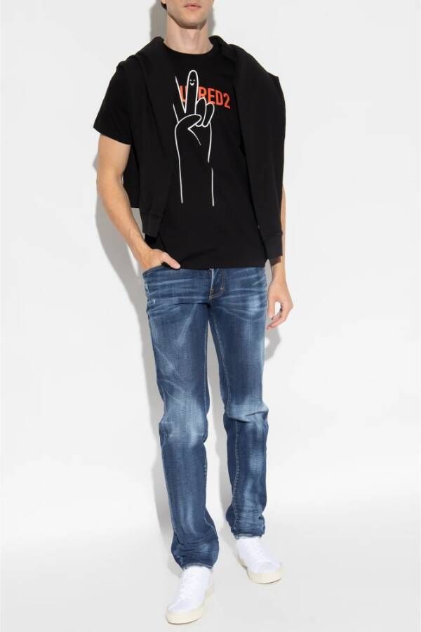 Dsquared2 Slim-fit jeans Blauw Heren