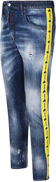 Dsquared2 Slim-fit jeans Blauw Heren