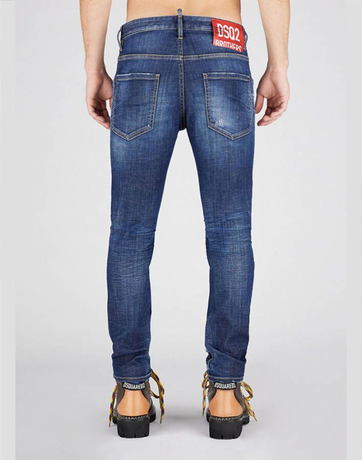 Dsquared2 Slim-fit jeans Blauw Heren