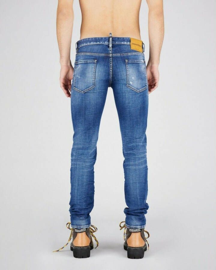 Dsquared2 Slim-fit jeans Blauw Heren