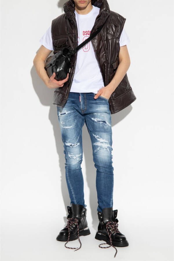 Dsquared2 Slim-fit jeans Blauw Heren