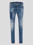 Dsquared2 Trendy Slim-Fit Denim Jeans met Distressed Effect Blauw Heren - Thumbnail 8
