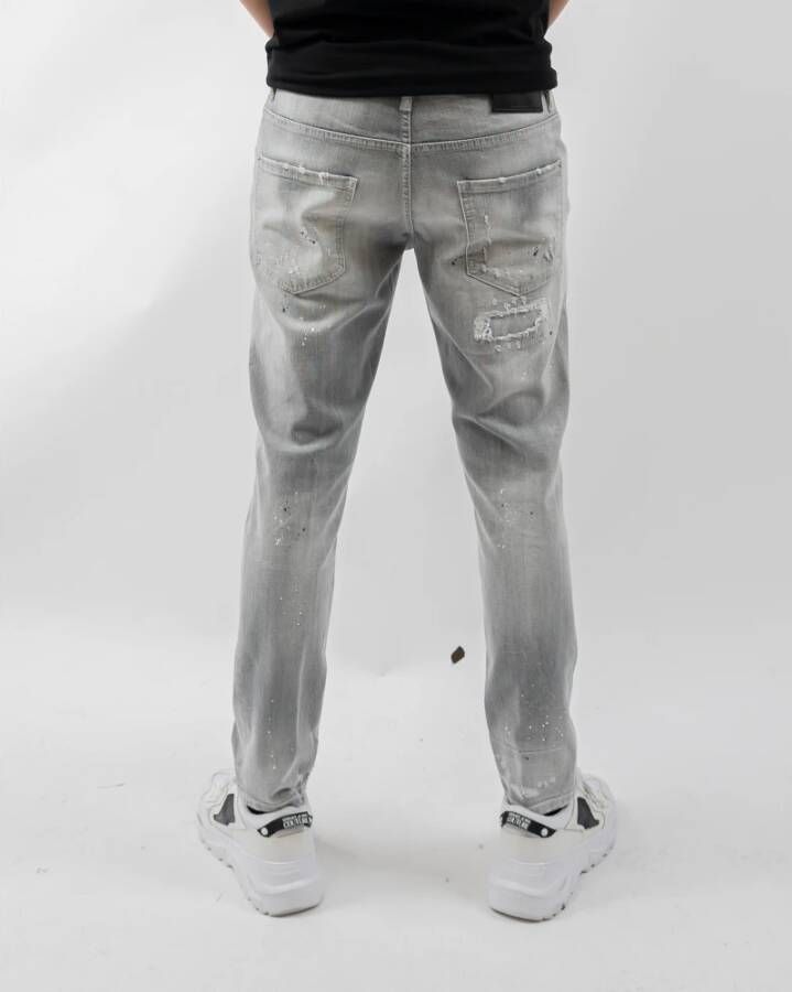 Dsquared2 Stijlvolle Slim-fit Jeans Grijs Heren
