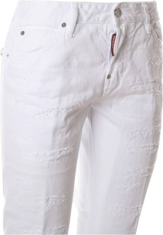 Dsquared2 Slim-fit Witte Jeans voor Heren Wit Heren
