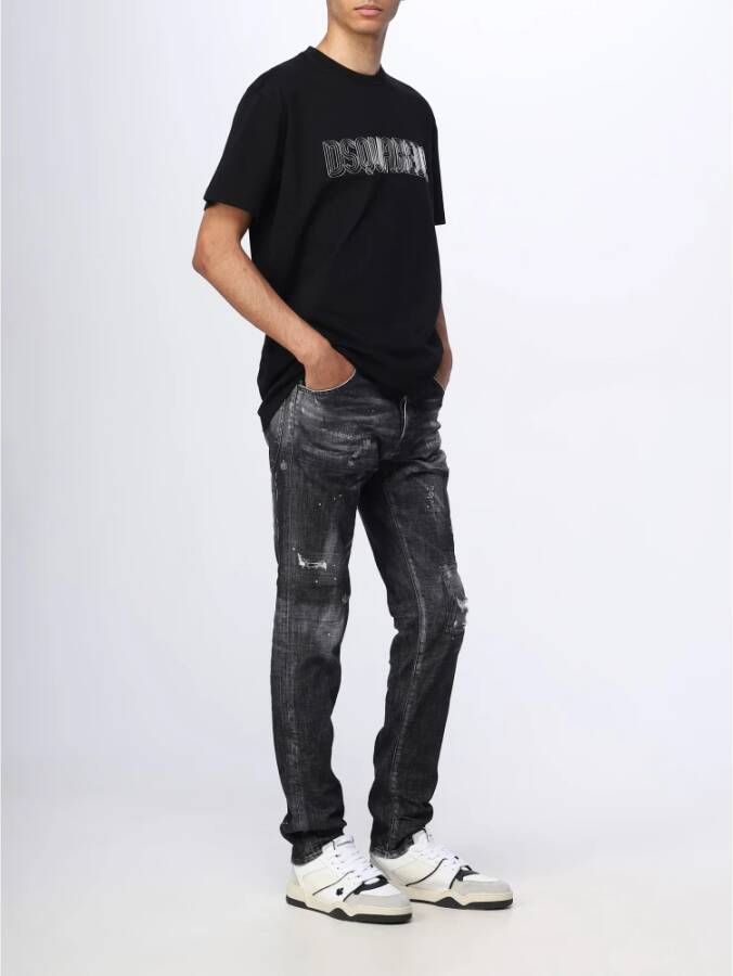 Dsquared2 Slim-fit Jeans Zwart Heren