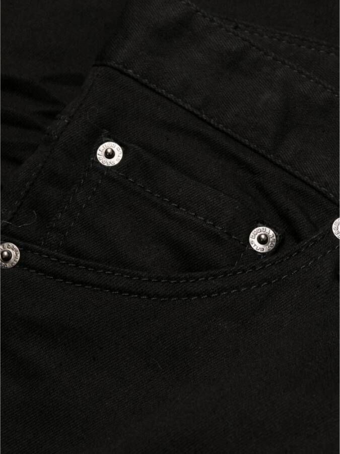 Dsquared2 Zwarte Slim-Fit Jeans met Logo-Patch Zwart Heren
