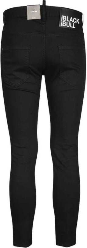 Dsquared2 Slim-fit Zwarte Jeans Zwart Heren