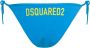 Dsquared2 Logo-Print Bikinibroekje met Driehoek Blue Dames - Thumbnail 3