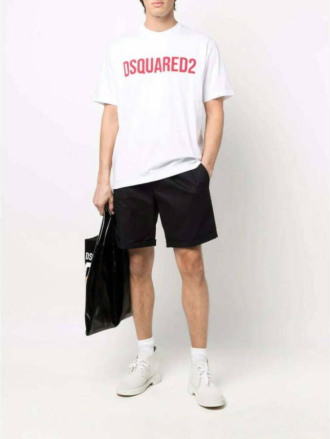 Dsquared2 Slouch logo-print t-shirt Wit Heren