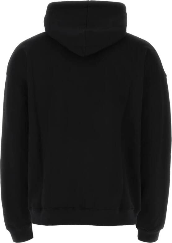 Dsquared2 Stijlvolle Fleece Sweatshirt Zwart Heren