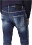 Dsquared2 Blauwe Denim Jeans met Ritssluiting en Knoopsluiting Blue Heren - Thumbnail 2