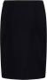 Dsquared2 Zwarte Wollen Rok met Bloemenkant Profielen Black Dames - Thumbnail 2