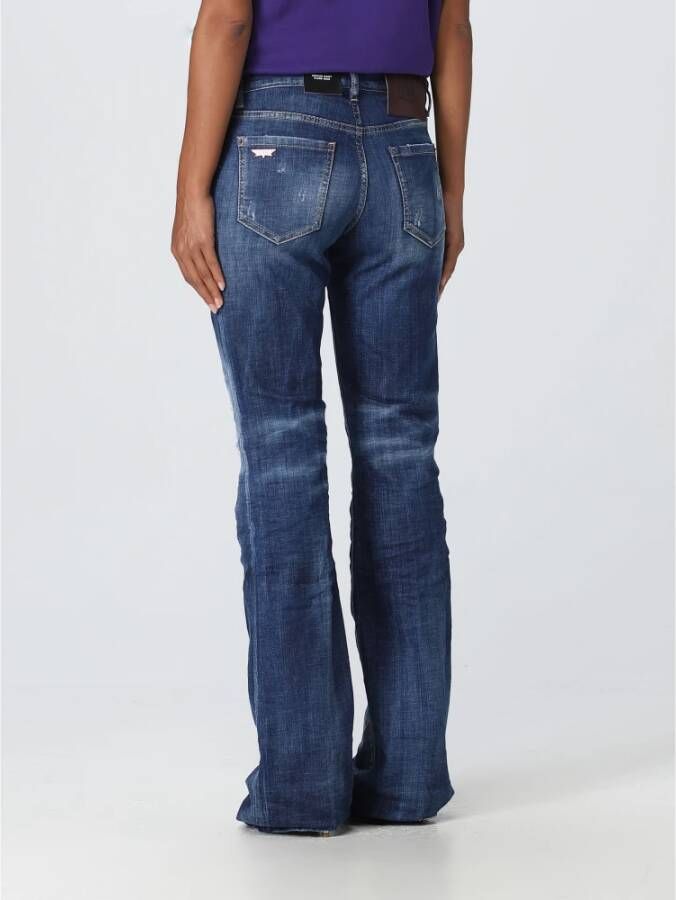 Dsquared2 Tijdloze Straight Jeans Blauw Dames