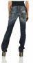 Dsquared2 Vintage Stonewashed Straight Jeans voor vrouwen Blauw Dames - Thumbnail 2