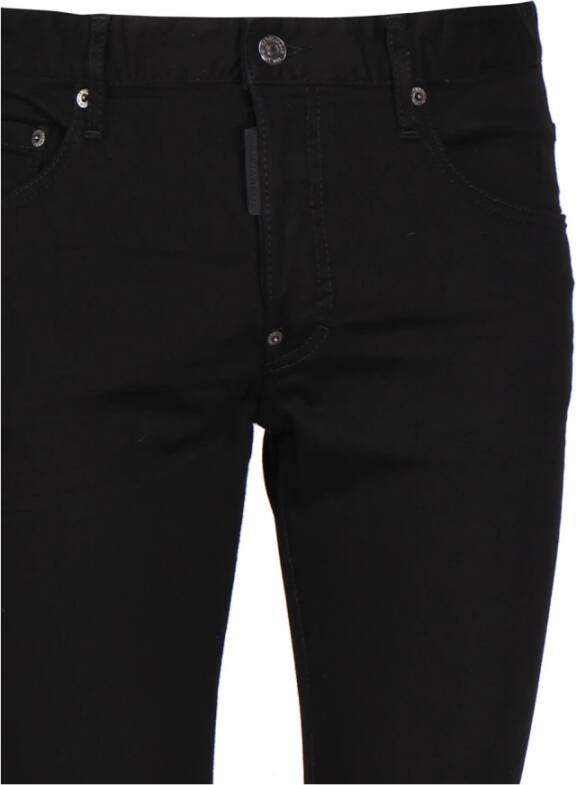 Dsquared2 Slim-Fit Zwarte Jeans Zwart Heren
