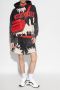 Dsquared2 Omgekeerde Tie-Dye Hoodie met Verontruste Details Gray Heren - Thumbnail 2