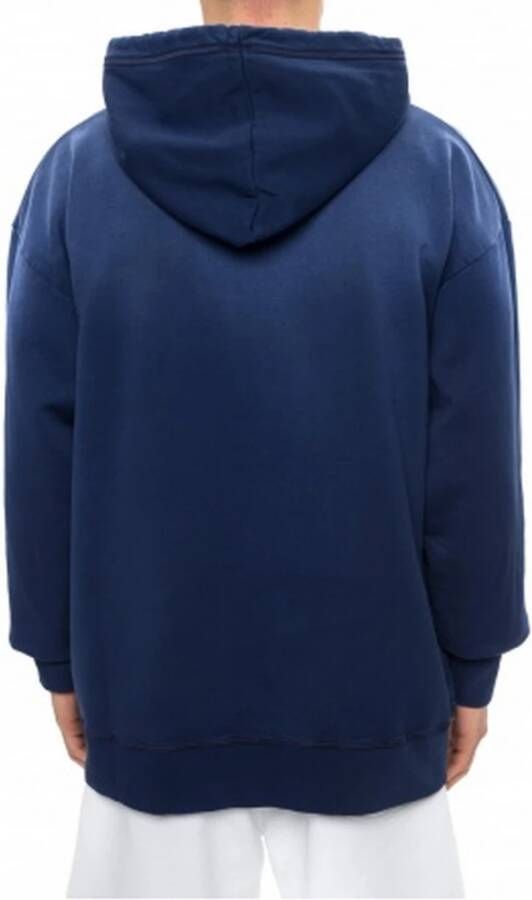 Dsquared2 Comfortabele Katoenen Hoodie Blauw Heren