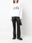 Dsquared2 Gebreide truien met print en geribbelde boorden White Dames - Thumbnail 2