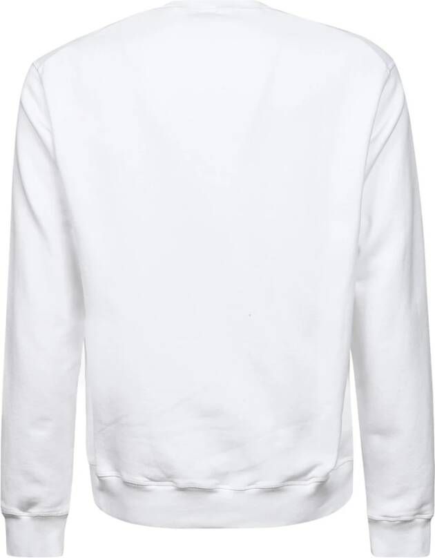 Dsquared2 Witte Heren Sweatshirt Blijf comfortabel en stijlvol Wit Heren