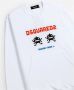 Dsquared2 Witte Space Invaders Arcade Twins Sweater White Heren - Thumbnail 2