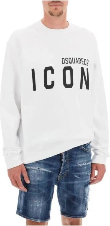 Dsquared2 Basic Sweatshirt Wit Heren