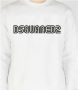 Dsquared2 Heren Katoenen Ronde Hals Sweatshirt White Heren - Thumbnail 2