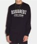 Dsquared2 Zwarte katoenen sweatshirt met Milano-print Black - Thumbnail 9