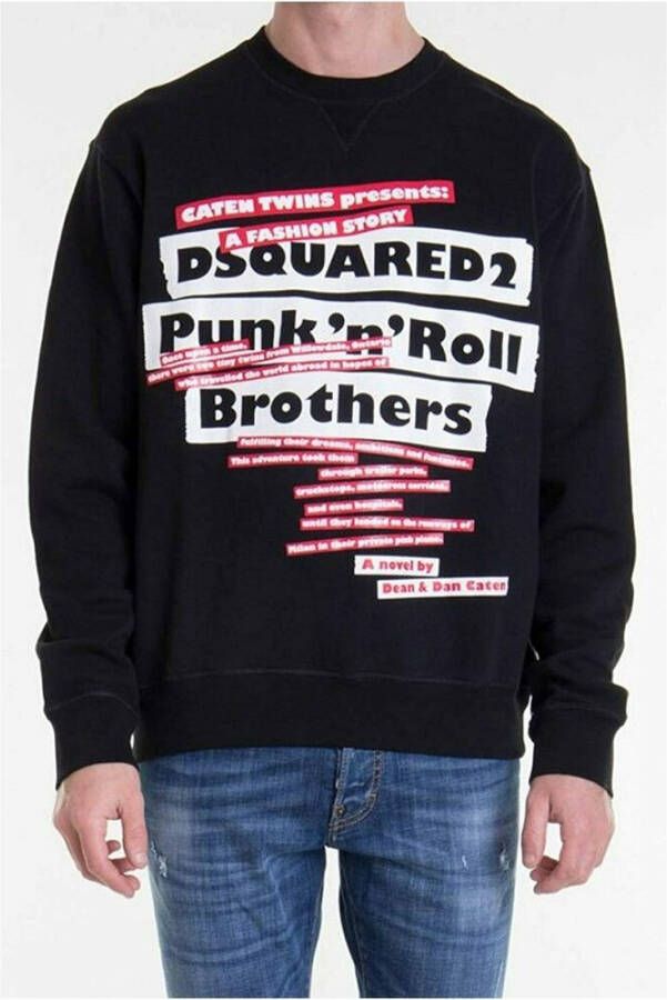 Dsquared2 Sweatshirts Zwart Heren