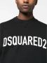 Dsquared2 Zwart Logo-Print Crew-Neck Sweatshirt Zwart Heren - Thumbnail 4