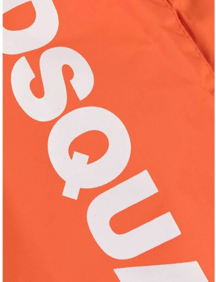 Dsquared2 Zwembroek Strandklaar Stijlvol Comfort Oranje Heren