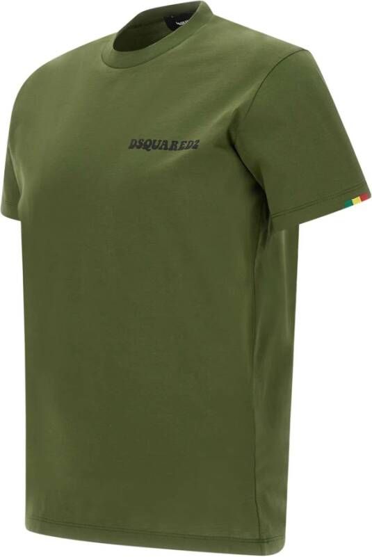 Dsquared2 T-shirt Groen Heren