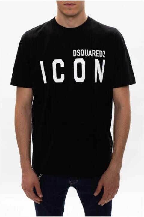 Dsquared2 T-Shirt Icon Black Heren
